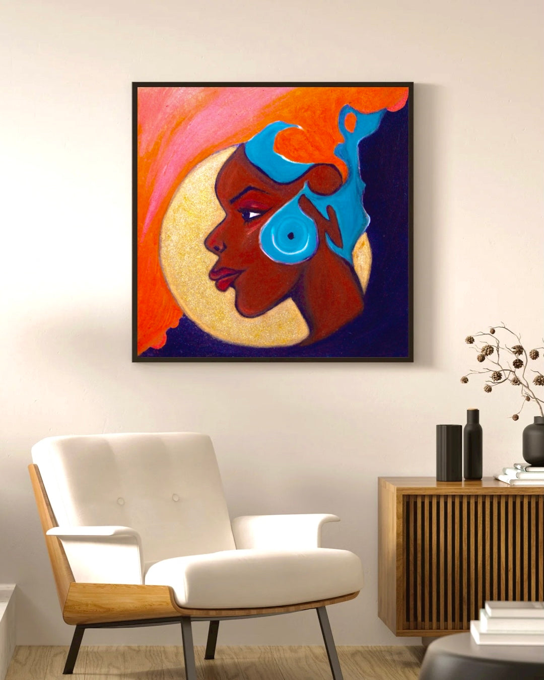 J.A | " Pachamama " « La madre cosmica » | Original oil painting