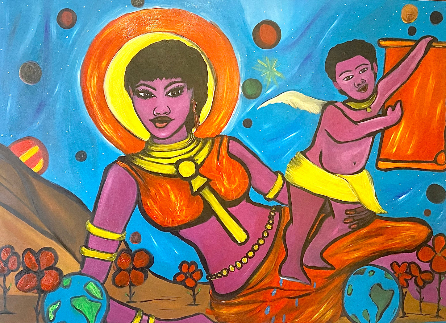 J.A | omaa | Original painting