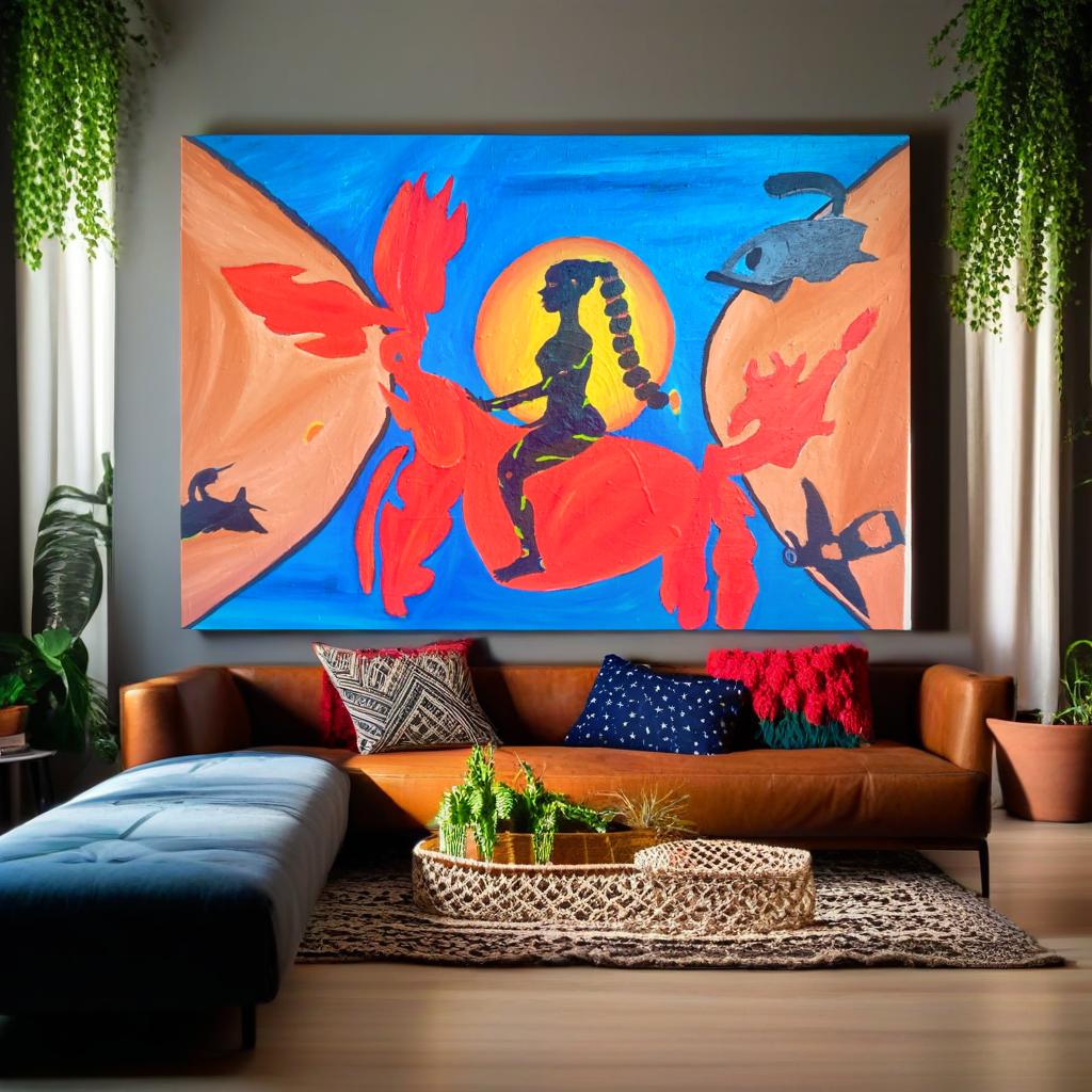 J.A | Yennenga | original oil painting