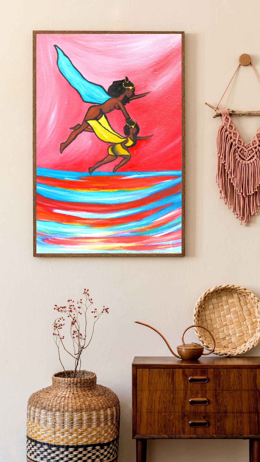 J.A | Ashe | Transition dimensionnelle | original painting