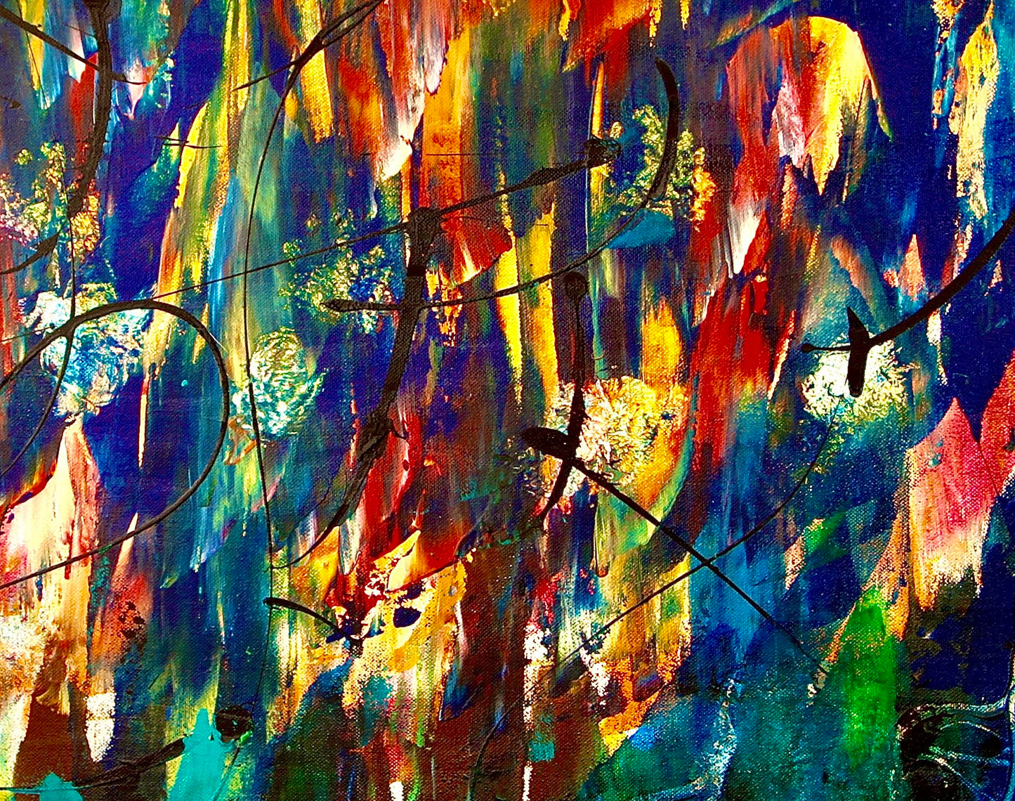 J.A | Ecclésia | Original oil painting |