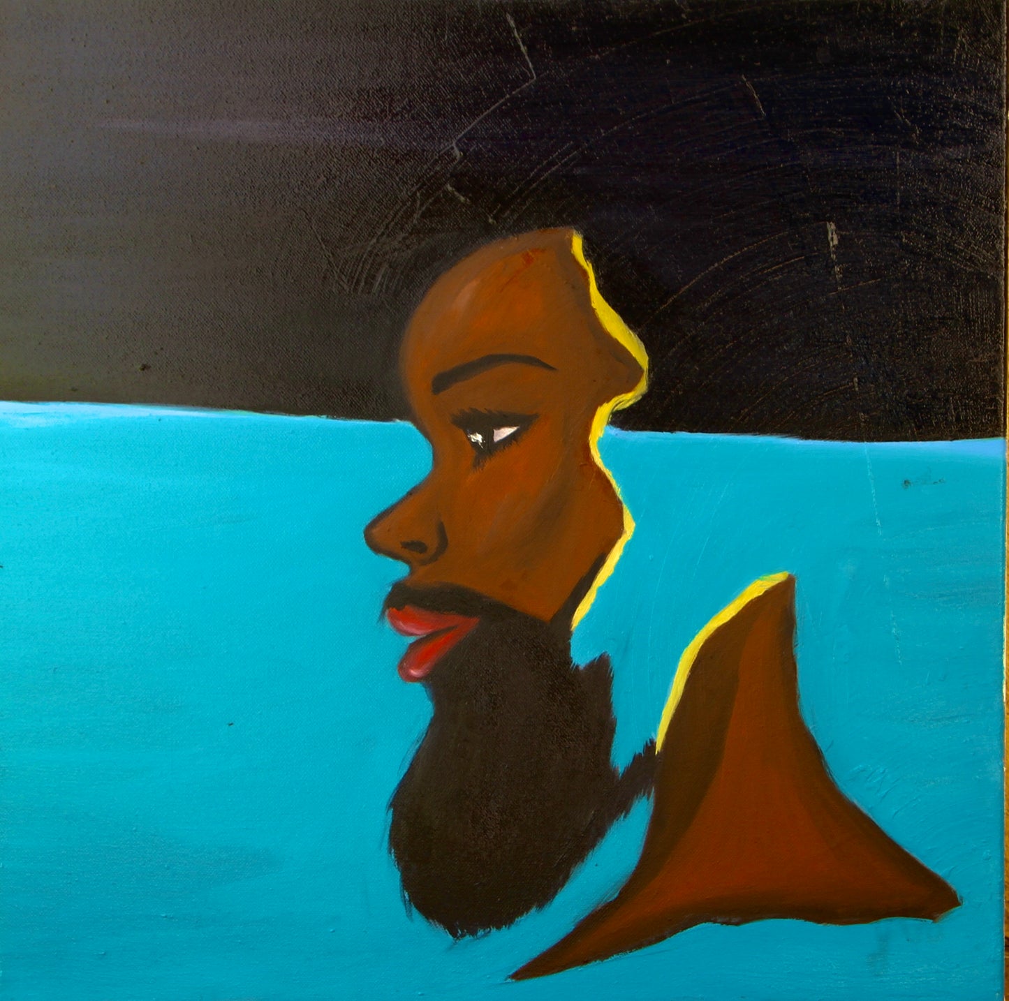 J.A | Ausarê | Divine particule | Original oil painting