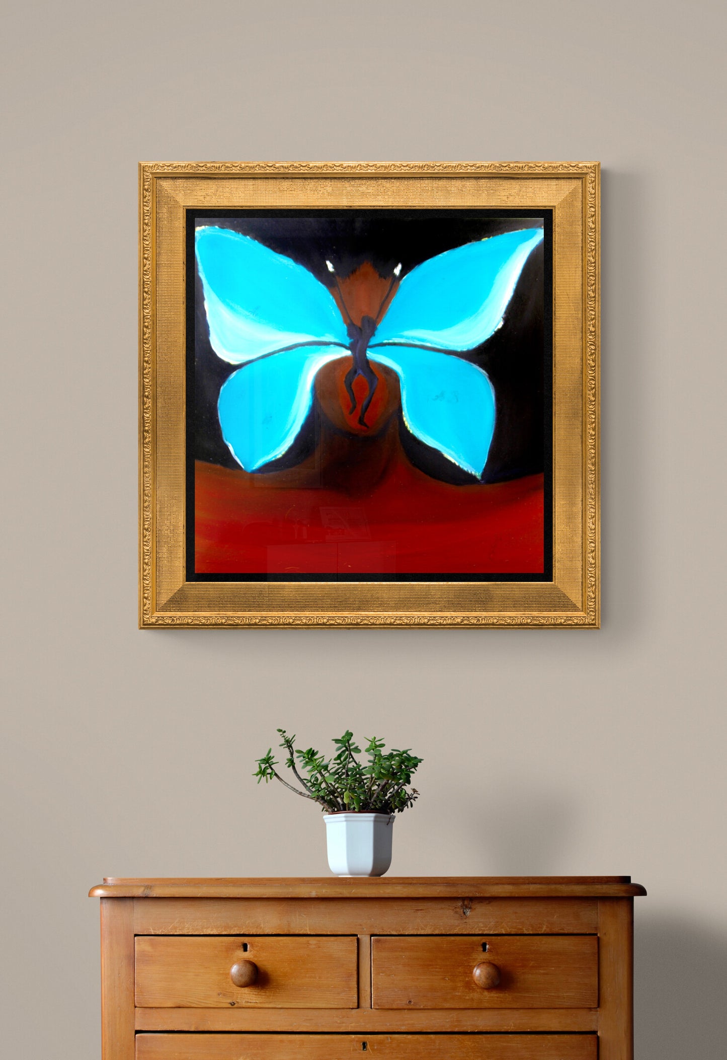 J.A | The celestial union | Original oil Painting