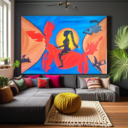 J.A | Yennenga | original oil painting