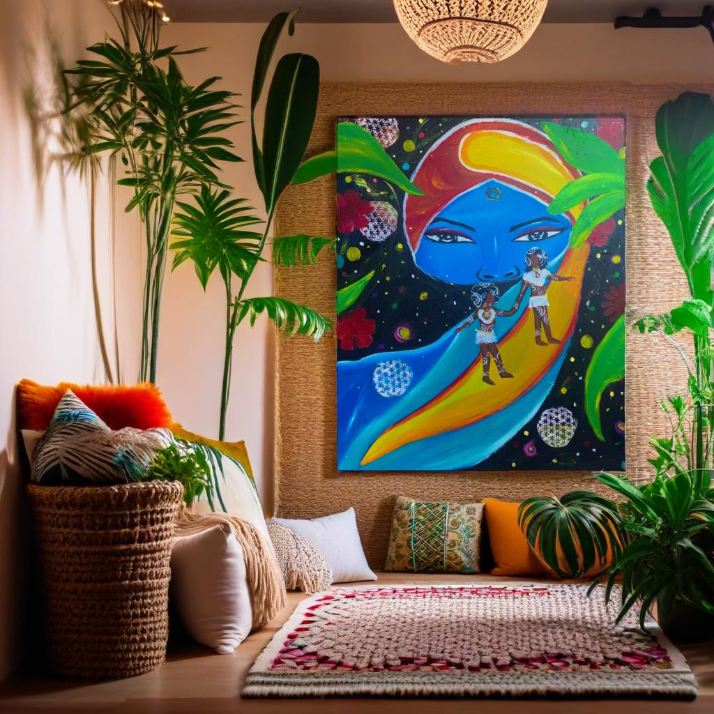 J.A | À un voile près | original painting