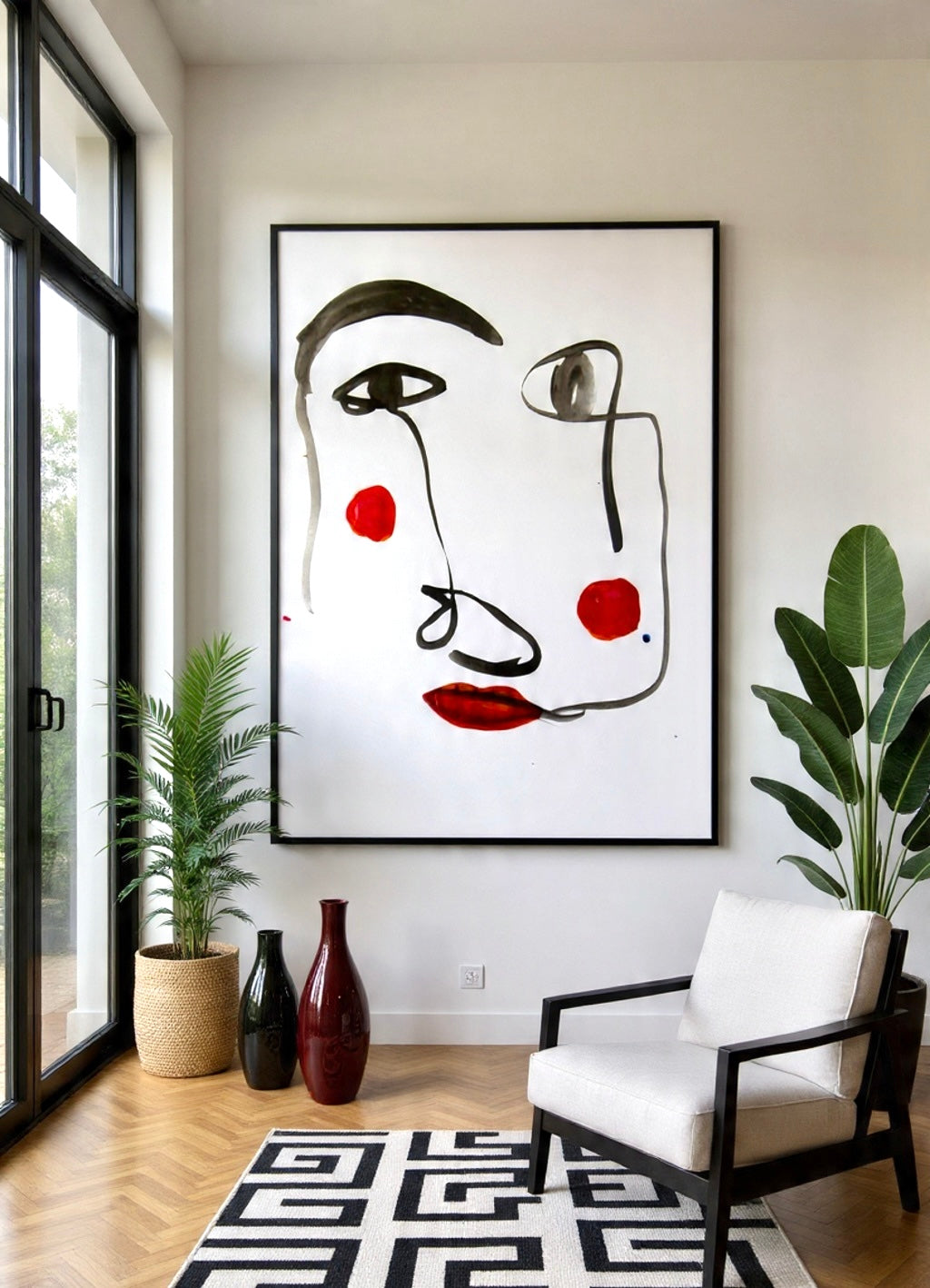 J.A | intra | aquarelle| print Poster