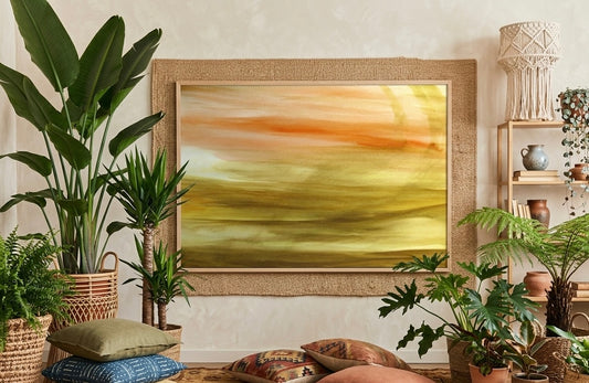 J.A ' Soleil brun ' Poster print on demand