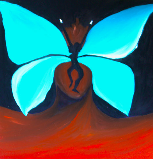 J.A | The celestial union | Original oil Painting
