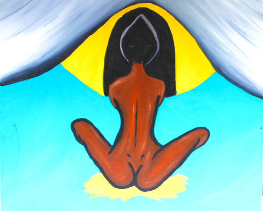 J.A | Lumen | Fleur de lotus | Original oil Painting