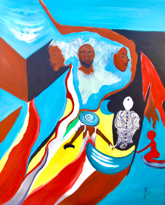 J.A | Quantum | Ta Seti | Original oil painting